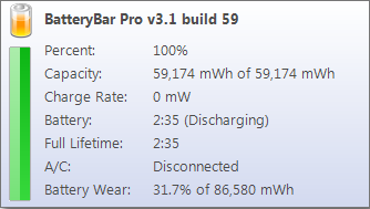 Battery bar Controllare la batteria e lautonomia del portatile, 6 applicazioni consigliate