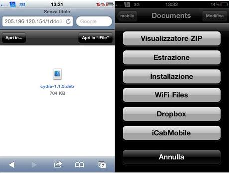 Guida Cydia1.1.5 Beiphone Installare Manualmente Cydia 1.1.5