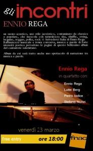 Ennio Rega in quartetto alla FNAC di Napoli