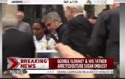 George Clooney arrestato a Washington. Protestava per il Sudan