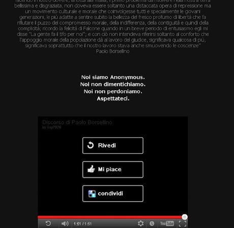 Anonymous ha hackerato il sito di Sgarbi!
