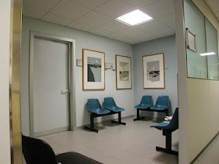 Sala d'attesa: dall'oculista