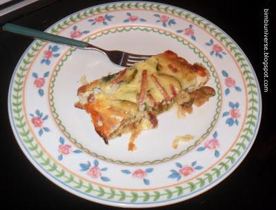 Clafoutis di zucchine e speck