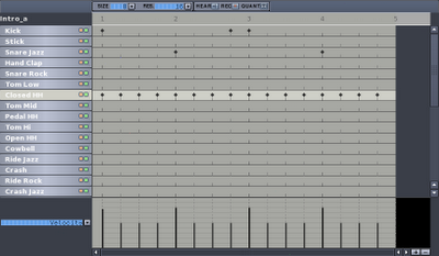 Hydrogen, un'ottima drum machine multipiattaforma rilasciata sotto licenza GNU General Public License.