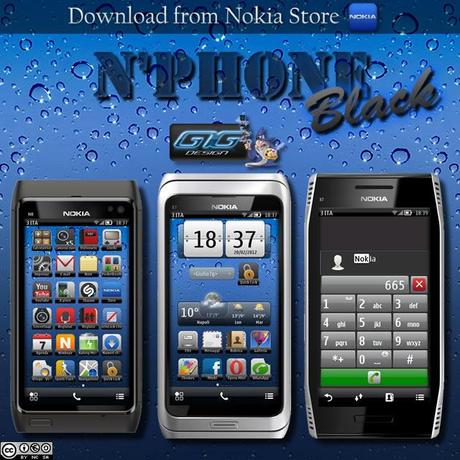 Symbian Theme per smartphone Nokia Symbian : Nphone by Giulio7g