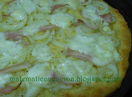 Pizza di Farina di Ceci alle Cipolle