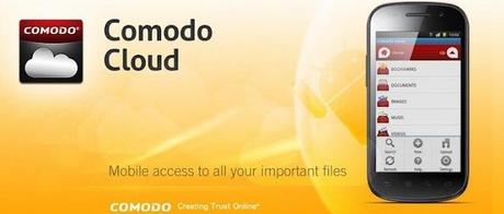 COMODO Cloud Android Banner Comodo Cloud regala 5GB di spazio online agli utenti android