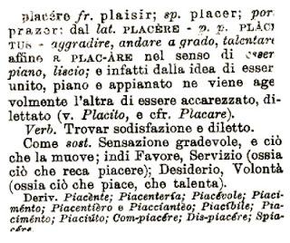 “trovar soddisfazione e diletto”: i mercoledì del piacere