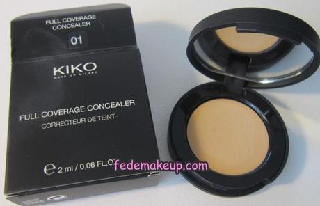 Review KIKO Full Coverage Concealer 01