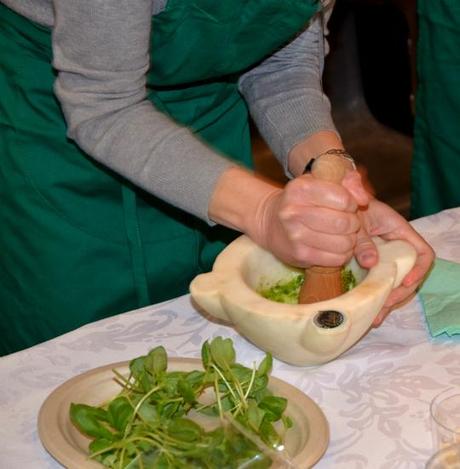 Campionati mondiali di pesto alla genovese.