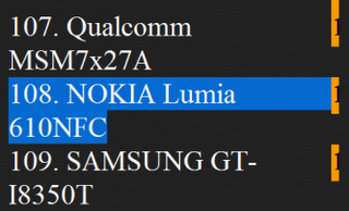 il Nokia Lumia 610 NFC, potrebbe avere il supporto Near Field Communication (NFC)