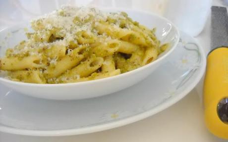 Penne ai pistacchi e doppia ricotta