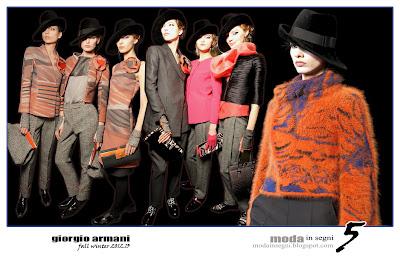 Le pagelle: GIORGIO ARMANI FALL WINTER 2012 2013