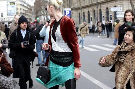 In the Street...Aquamarine, Paris & Milan