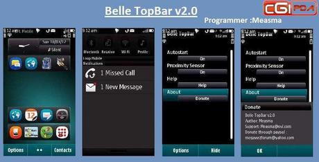 Belle TopBar v2.0 per 5th Edition