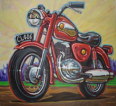 Motorcycle Art - Casey Lynch