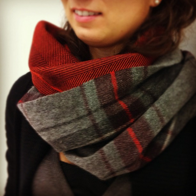 DOUBLE SCARF by MELANGE