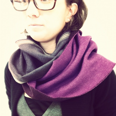 DOUBLE SCARF by MELANGE