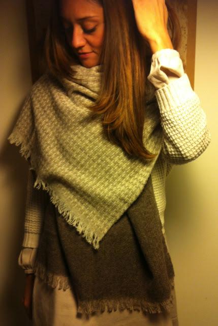 DOUBLE SCARF by MELANGE