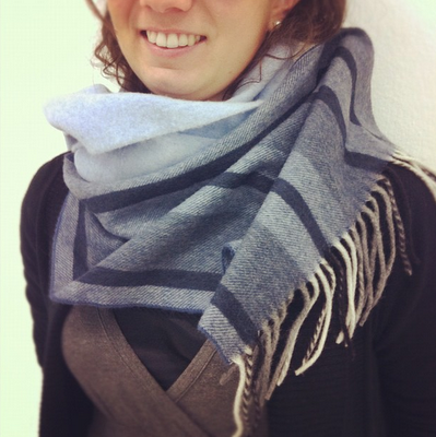 DOUBLE SCARF by MELANGE