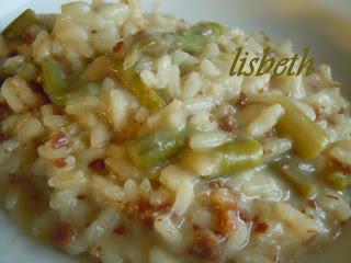 Risotto agli asparagi mantecato con puzzone di Moena