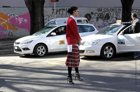 In the Street...Spirit of Scotland Tartan, Milan & Paris