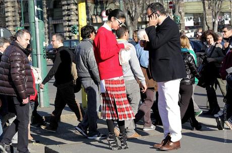 In the Street...Spirit of Scotland Tartan, Milan & Paris