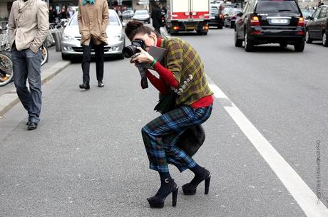 In the Street...Spirit of Scotland Tartan, Milan & Paris