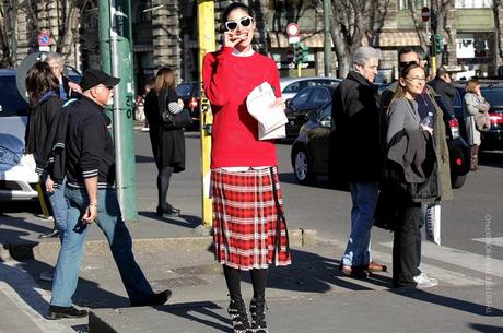 In the Street...Spirit of Scotland Tartan, Milan & Paris