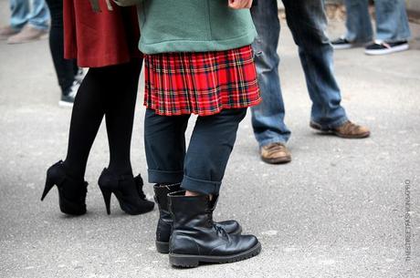 In the Street...Spirit of Scotland Tartan, Milan & Paris