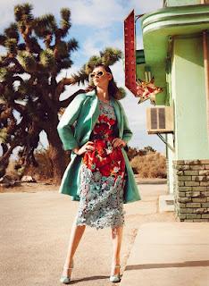 Rachel Alexander in Dolce & Gabbana su Grazia Germany