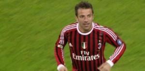 FOTO CURIOSITA’-DEL PIERO CON LA MAGLIA DEL MILAN…è UN PRESAGIO PER…