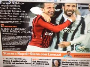 FOTO ANTEPRIMA GAZZETTA DELLO SPORT-TITOLO PER IL NAPOLI