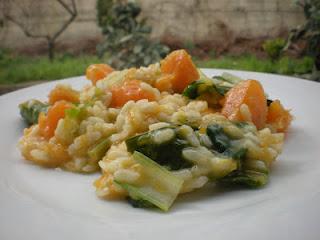 Pausa!!! oggi cucino il.... Risotto con Zucca Gialla e Bietole