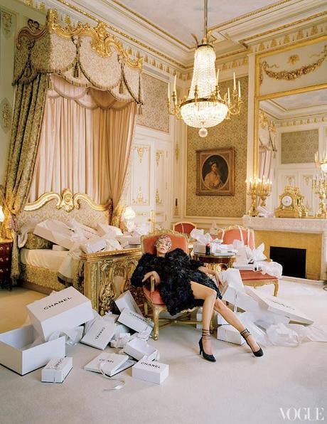 Kate Moss at the Ritz Paris for Vogue USA, Photographs by Tim Walker