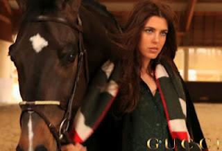 Charlotte Casiraghi per Gucci