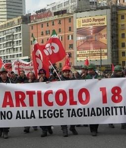 riforma del lavoro articolo 18