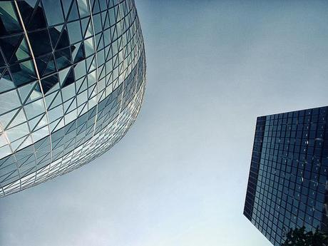 The Gherkin from below