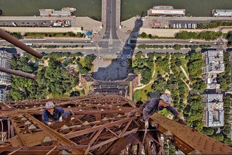 Dall’alto della Tour Eiffel