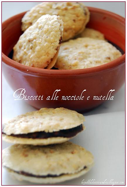 Biscotti nocciole e nutella