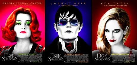 Una serie di 9 character poster per Dark Shadows