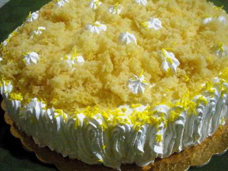 TORTA MIMOSA AL LIMONE