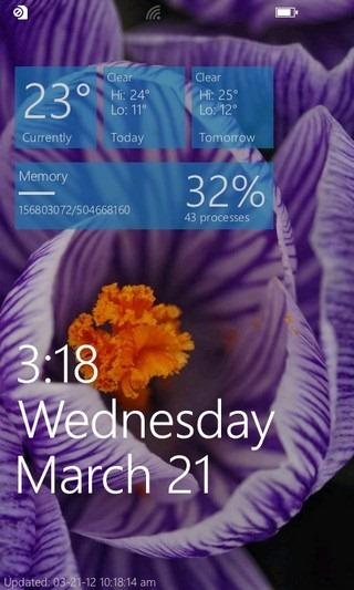 WP7 Widgets Arrivano i Widget nella LockScreen di Windows Phone, ecco come installarli con Lock Widgets