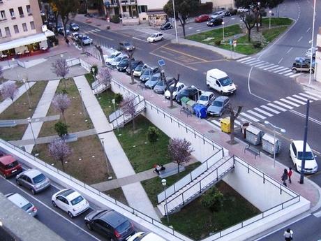 La piazza ieri e oggi