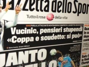 FOTO-ANTEPRIMA GAZZETTA DELLO SPORT! NAPOLI QUANTO SEI….