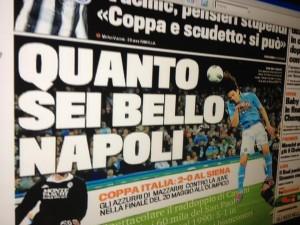 FOTO-ANTEPRIMA GAZZETTA DELLO SPORT! NAPOLI QUANTO SEI….