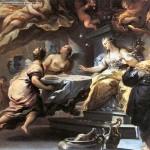 Luca Giordano -  Psiche servita dagli spiriti invisibili