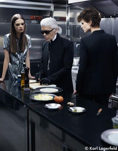 Karl Lagerfeld Like You Never Seen Him Before for Elle France