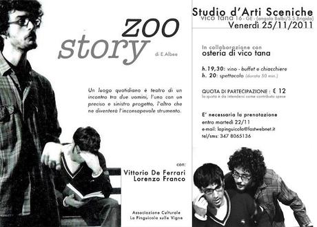 zoo story e seminario Vocalità