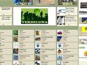 Verde luna portale montagna